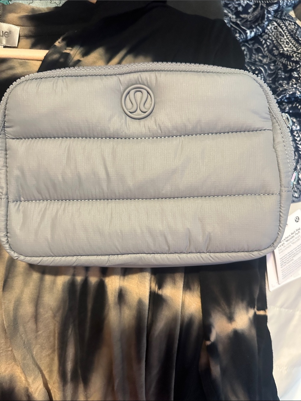 lululemon athletica Padded Crossbody Bag in Light Gray